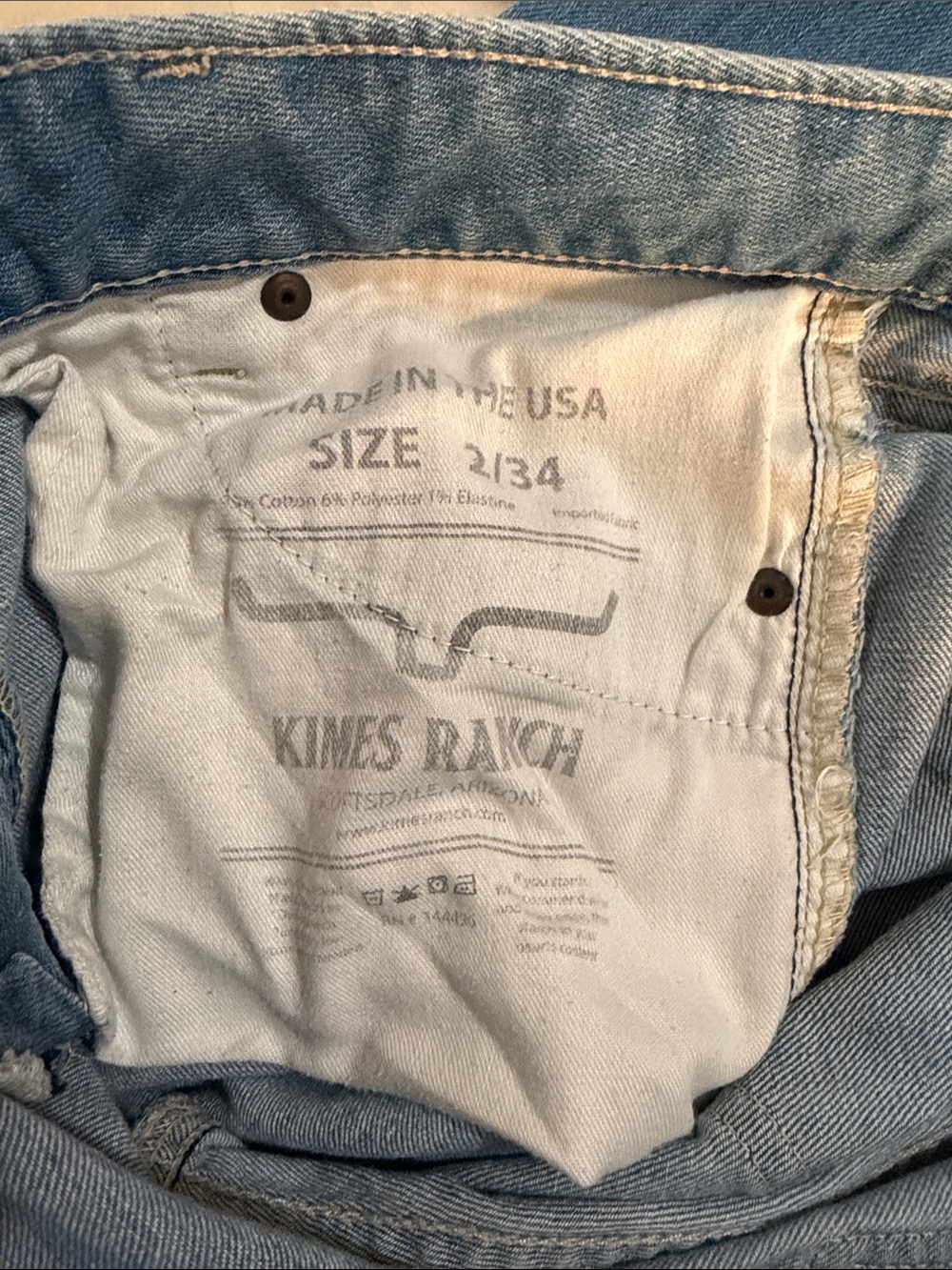 Kimes Jeans, Lola Soho Fade Light Blue Women's - Picture 3 of 3
